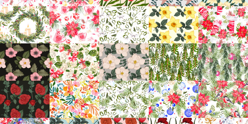 Seamless Patterns Megapack Volume 1