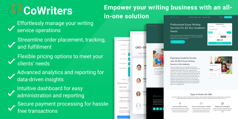 CoWriters - Sell Writing Services Online