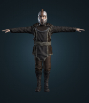3D Gaming  Male Character Knight Soldier Low Poly Screenshot 1
