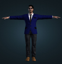 3D gaming Assets Male 3D Model for Businessman  Screenshot 1