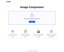 icom - Image Compressor Resizer and Format convert Screenshot 1
