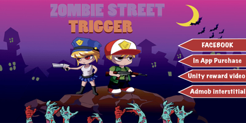 Zombie Street Trigger - Unity Source Code