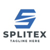 Splitex Letter S Pro Logo Template