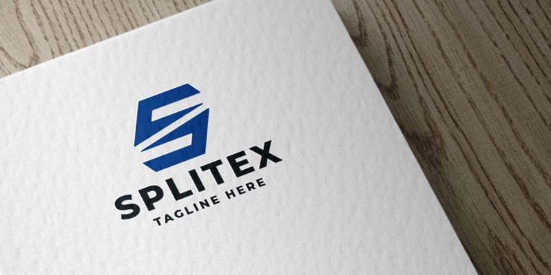 Splitex Letter S Pro Logo Template