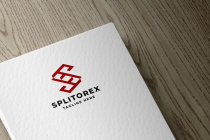 Splitorex Letter S Pro Logo Template Screenshot 1