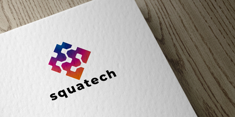 Square Tech Pro Logo Template