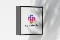 Square Tech Pro Logo Template Screenshot 2