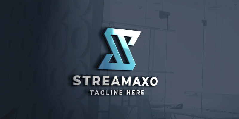 Streamaxo Letter S Pro Logo Template