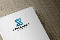 Streamaxo Letter S Pro Logo Template Screenshot 1
