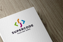 Super Code Letter S Pro Logo Template Screenshot 1