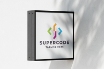 Super Code Letter S Pro Logo Template Screenshot 3