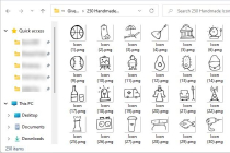 250 Handmade Icons Pack Screenshot 1