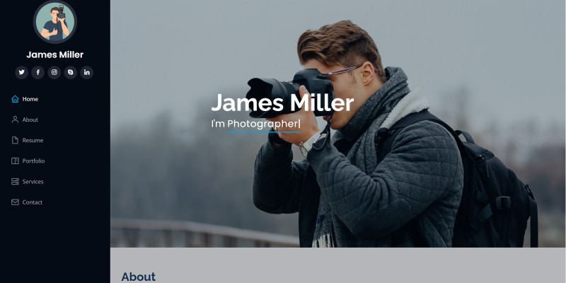 myPortfolio - HTML5 Bootstrap Portfolio Template