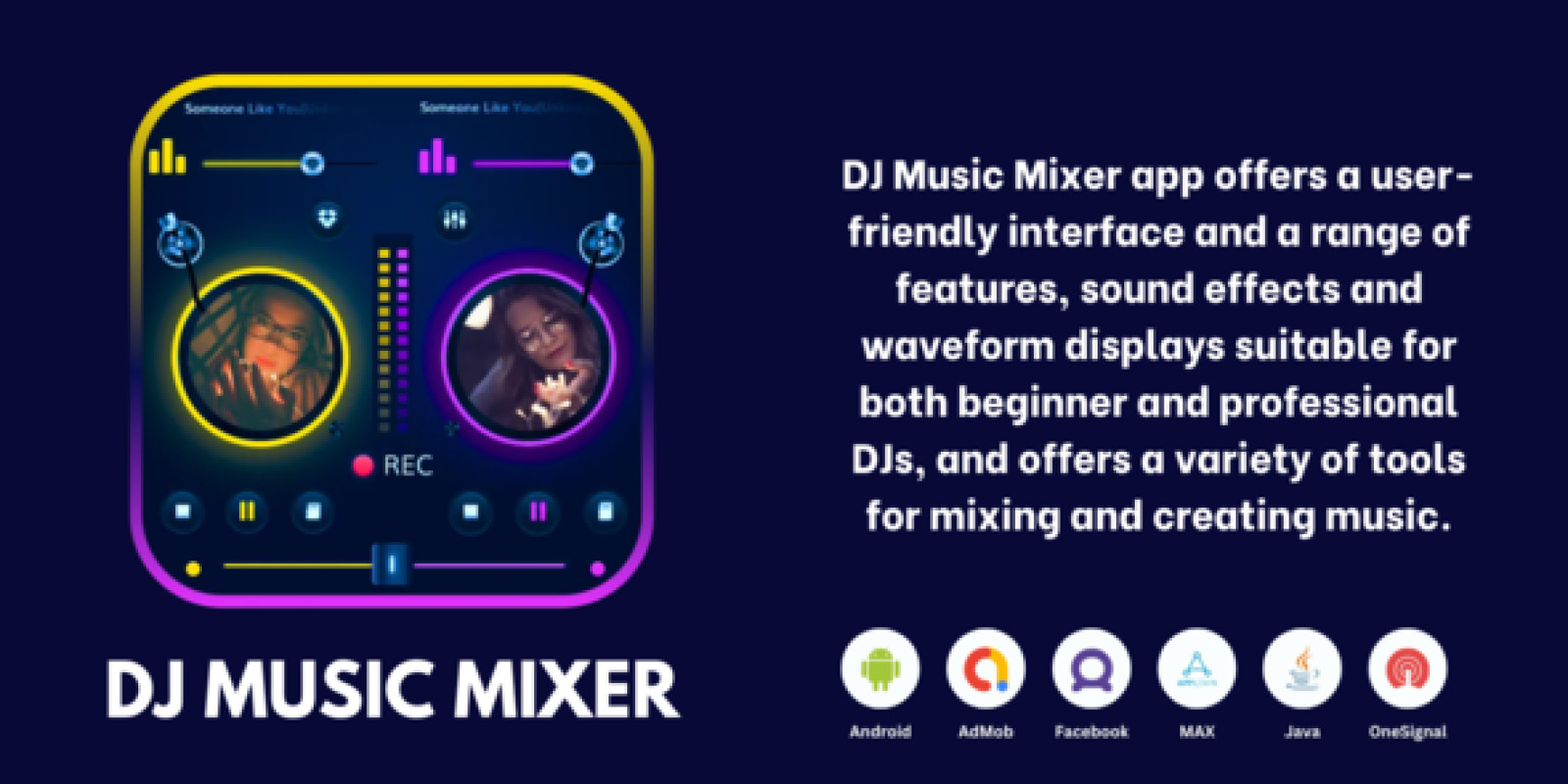 DJ Music Mixer Android App by Zaluzone Codester