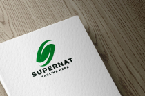 Super Nature Letter S Pro Logo Template Screenshot 1