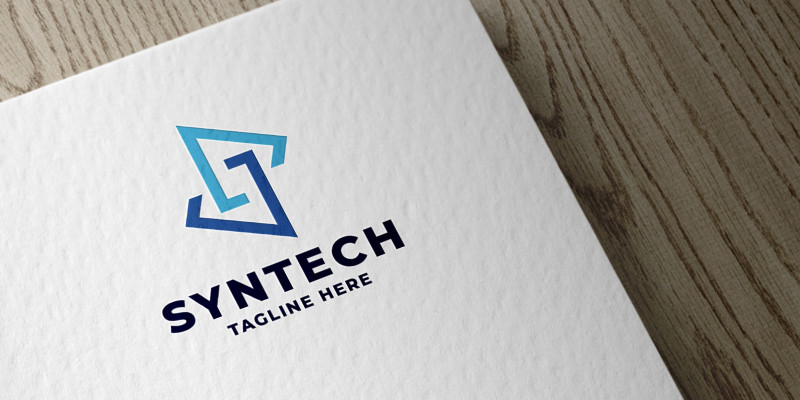 Synergy Tech Letter S Pro Logo Template