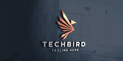 Tech Bird Pro Logo Template