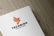 Tech Bird Pro Logo Template Screenshot 1