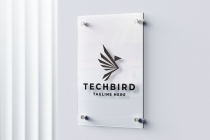 Tech Bird Pro Logo Template Screenshot 2