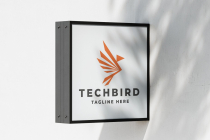 Tech Bird Pro Logo Template Screenshot 3