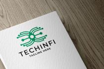 Tech Infinity Pro Logo Template Screenshot 1