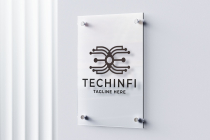 Tech Infinity Pro Logo Template Screenshot 2