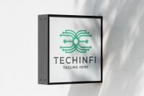 Tech Infinity Pro Logo Template Screenshot 3