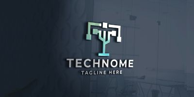 Technome Letter T Pro Logo Template