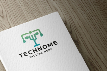 Technome Letter T Pro Logo Template Screenshot 1