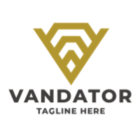 Vandator Letter V Pro Logo Template