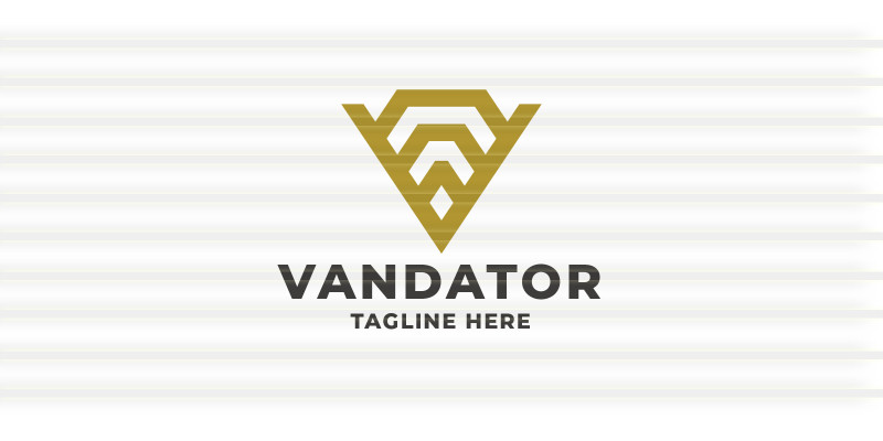 Vandator Letter V Pro Logo Template