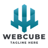 web-cube-pro-logo-template