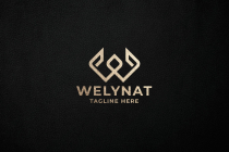 Welynat Letter W Pro Logo Template Screenshot 1