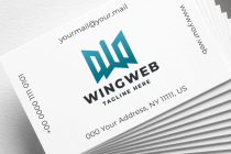 Wing Web Letter W Pro Logo Template Screenshot 3