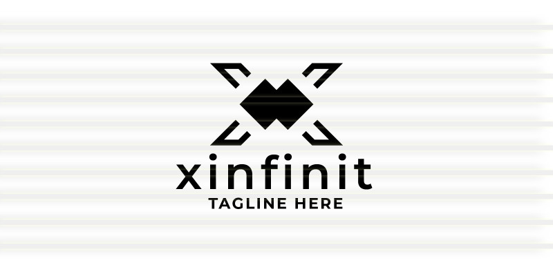 Xinfinit Letter X Pro Logo Template