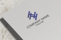 Purple Colored H Letter Logo Screenshot 1