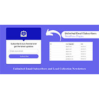 Unlimited Email Subscribers Collection Newsletters