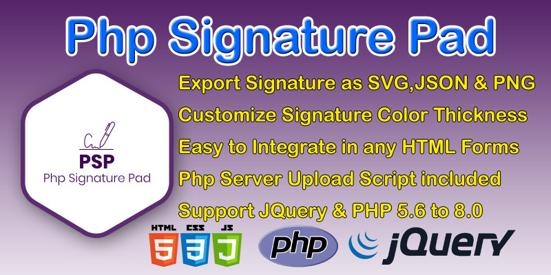 PHP Signature Pad