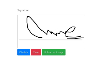 PHP Signature Pad Screenshot 2
