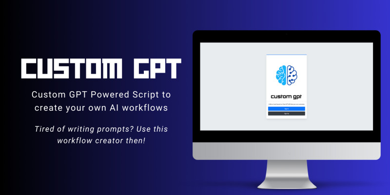 Custom GPT PHP Script