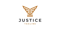 Justice Wings Logo Template Screenshot 1
