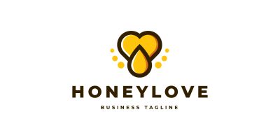 Honey Love Logo Template