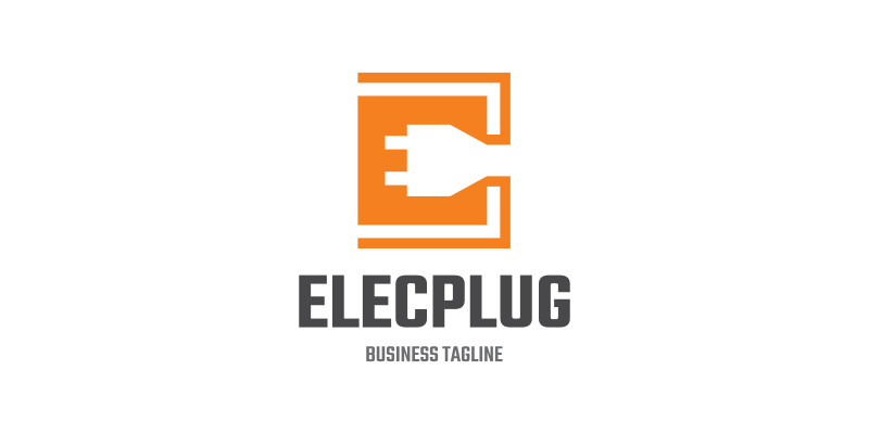 Electric Plug - Letter C Logo Template