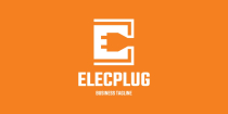 Electric Plug - Letter C Logo Template Screenshot 2