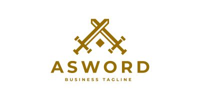 Asword - Letter A Logo Template