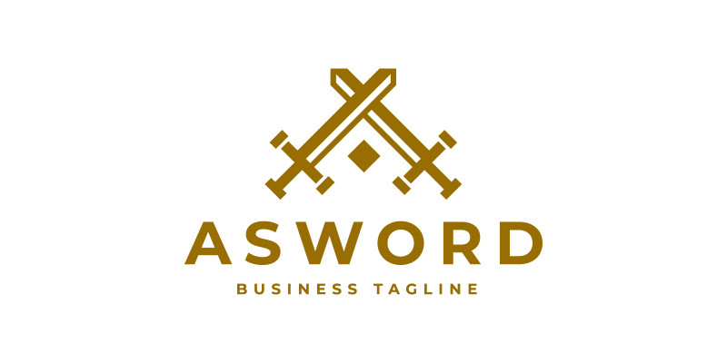 Asword - Letter A Logo Template