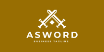 Asword - Letter A Logo Template Screenshot 2