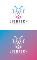 Lion Tech Logo Template Screenshot 3