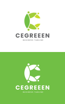 Cegreen - Letter C Logo Template Screenshot 3