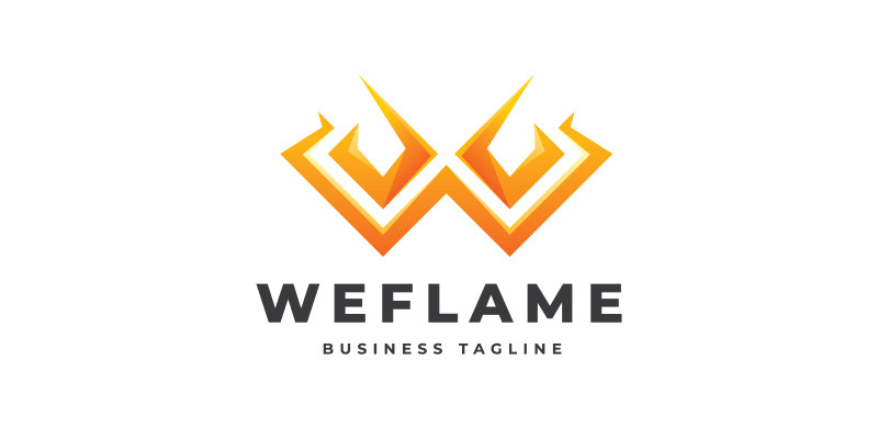 Weflame - Letter W Logo Template